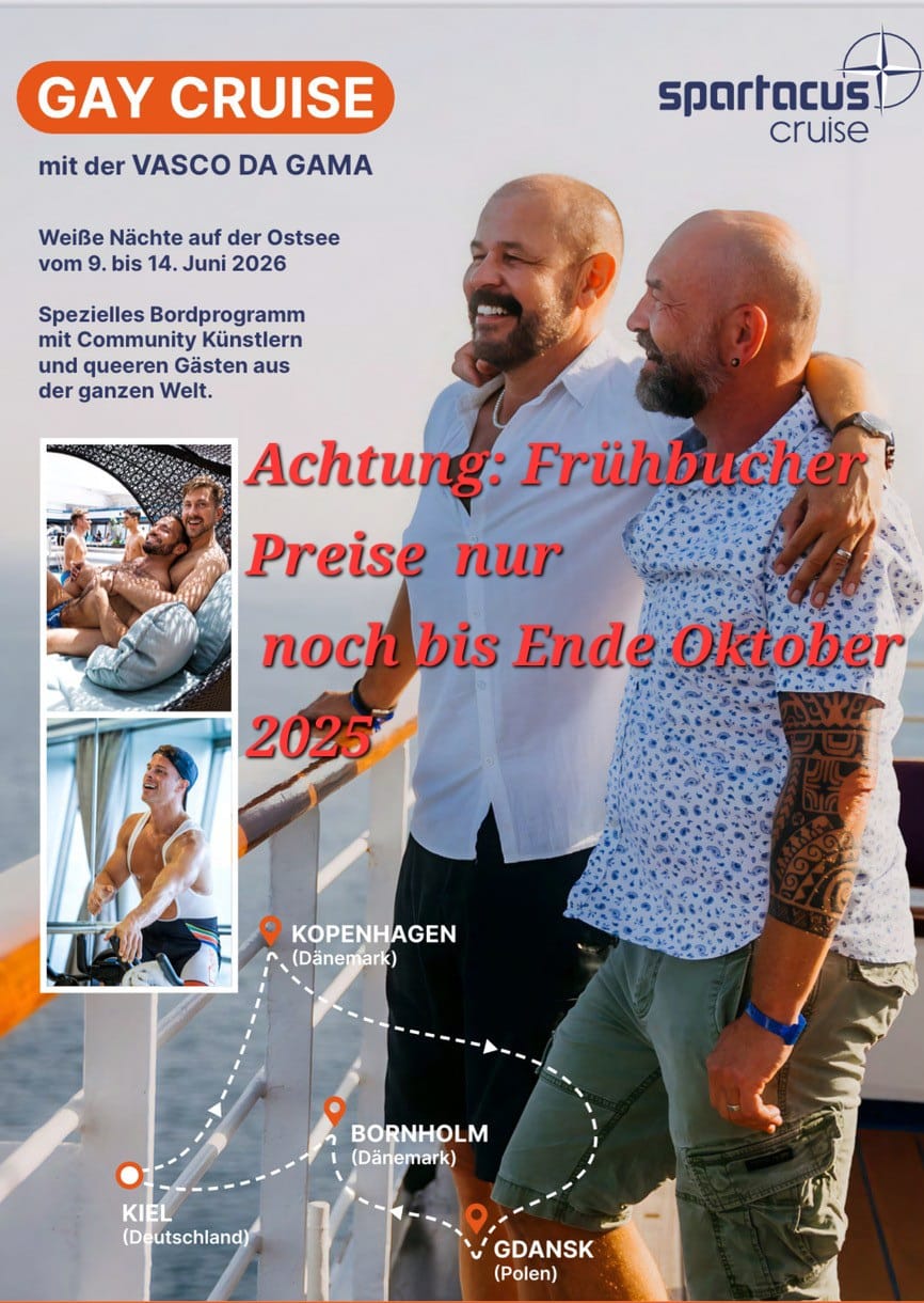 Spartacus Gay Cruise Juni 2026